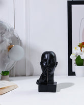 Alamkari India resin The Secret Keeper Black Face Bookend